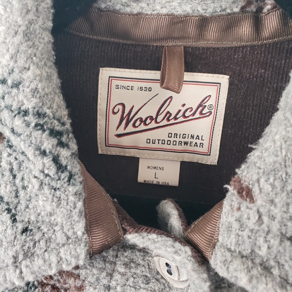 Woolrich Women's Gray Patterned Jacket - Picture 4 of 9
